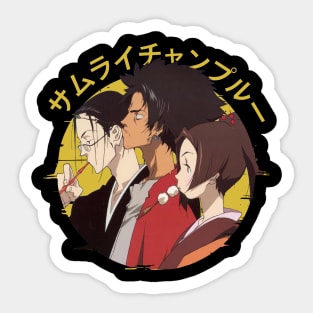 Retro Art Characters Comedy Japanese Anime Sticker